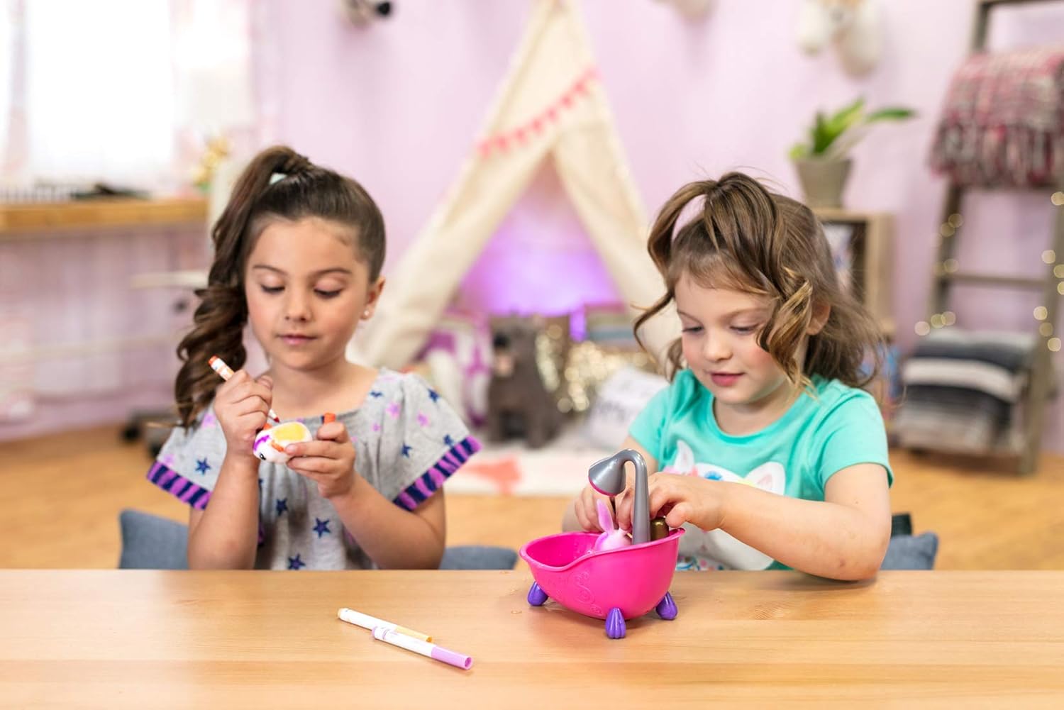 Crayola Washimals Little Animals to Colour - Reusable 3D Coloring Playset for Ages 3+ 5