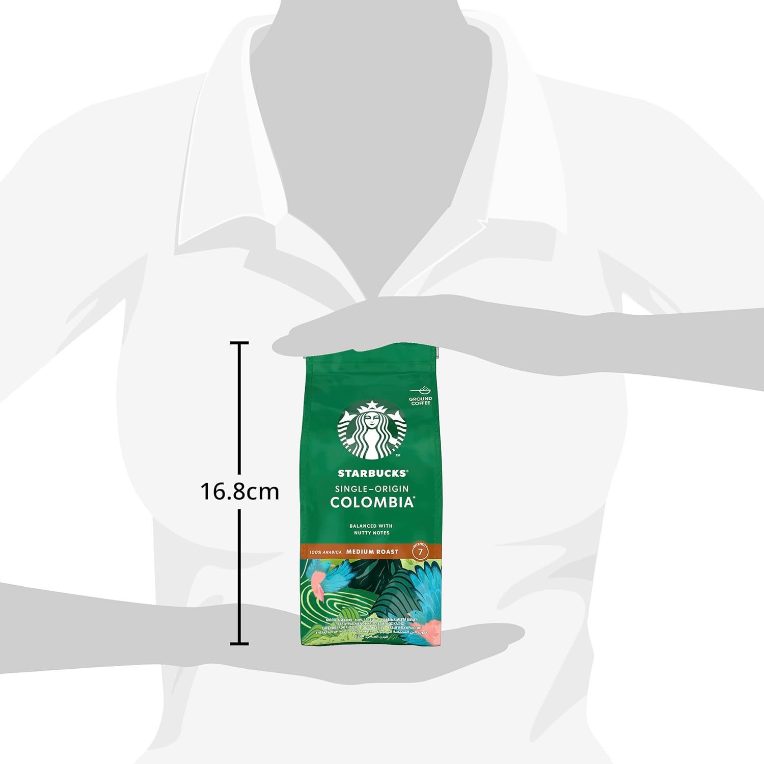 STARBUCKS Single-Origin Colombia Medium Roast Ground Coffee 200g (Pack of 6) 4