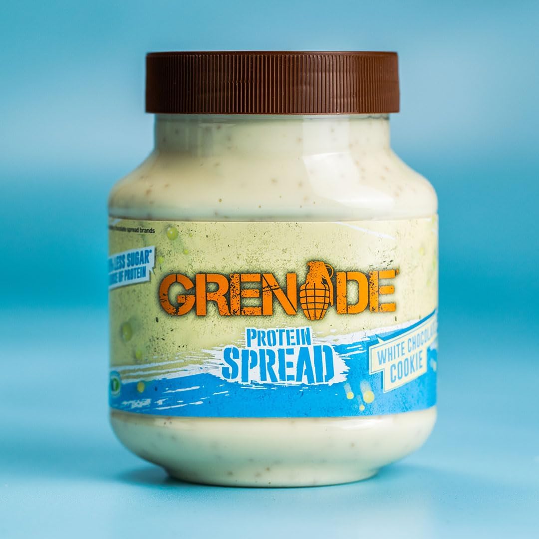 Grenade White Chocolate Cookie Protein Spread 360g - High Protein, Low Sugar, Vegetarian Friendly 4