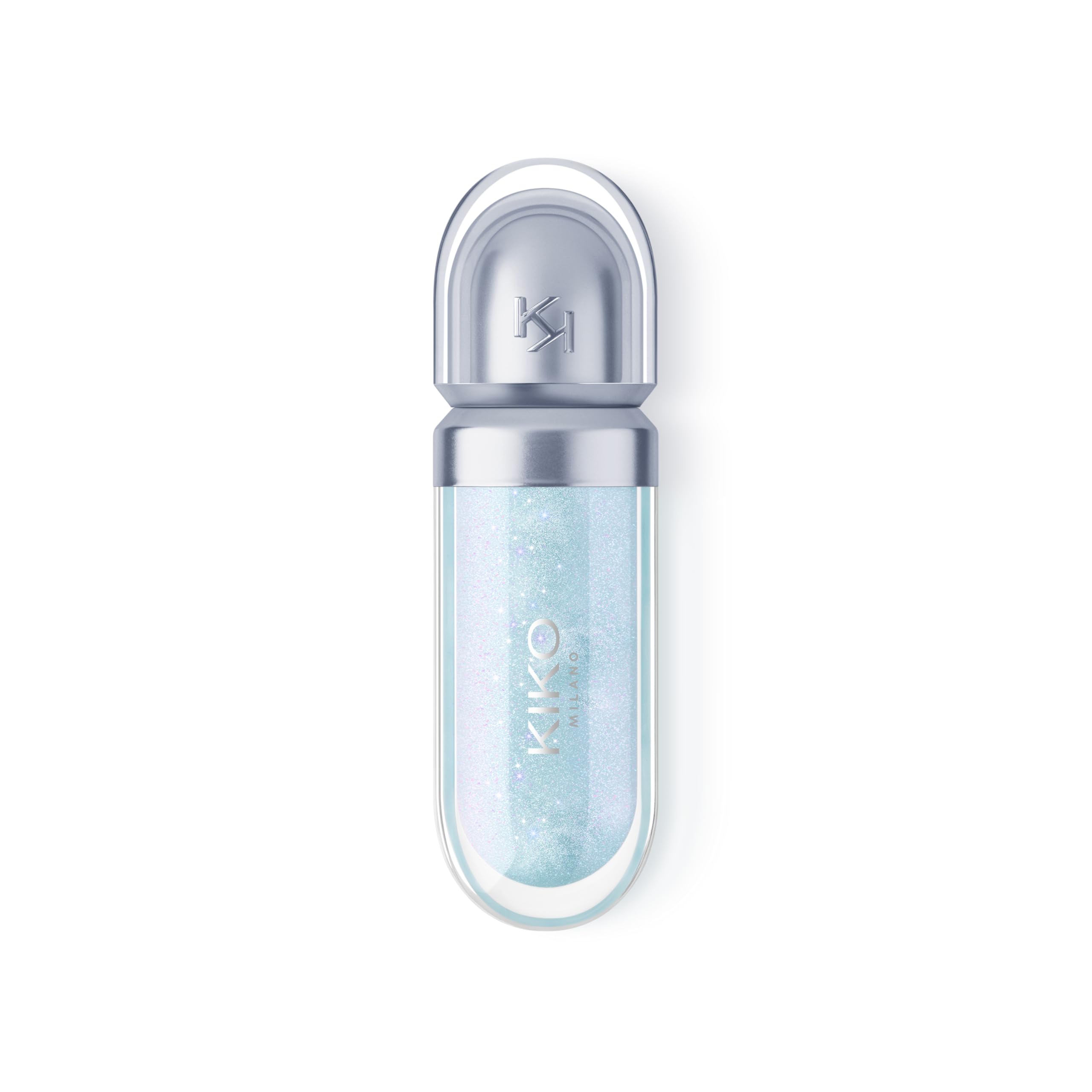 KIKO Milano 3D Hydra Lipgloss 51 Frozen Light Blue - 8 Hour Hydration, 3D Effect, Hot-Cold Sensation, 6.5ml 3