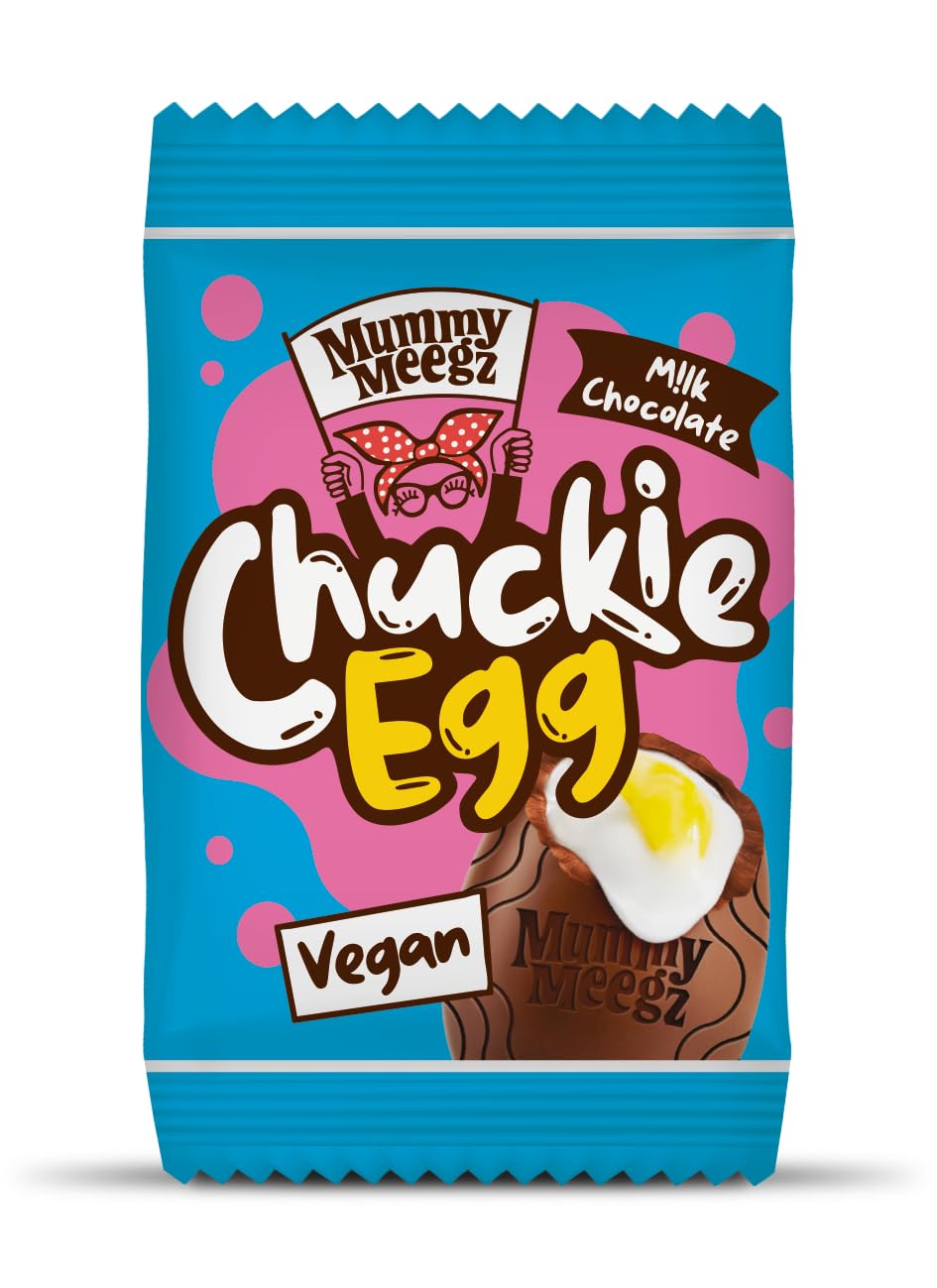 Mummy Meegz Vegan Chuckie Egg Multipack (3x38g) - Oat Milk Chocolate with Gooey Fondant Centre