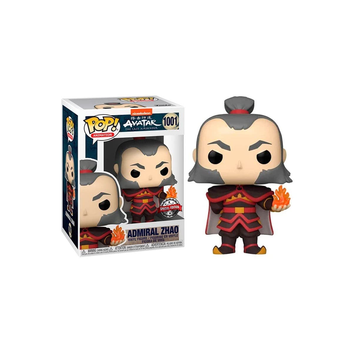 Funko Pop! Animation Avatar: The Last Airbender - Admiral Zhao With Fireball Glow in the Dark Vinyl Figure (56965) 3
