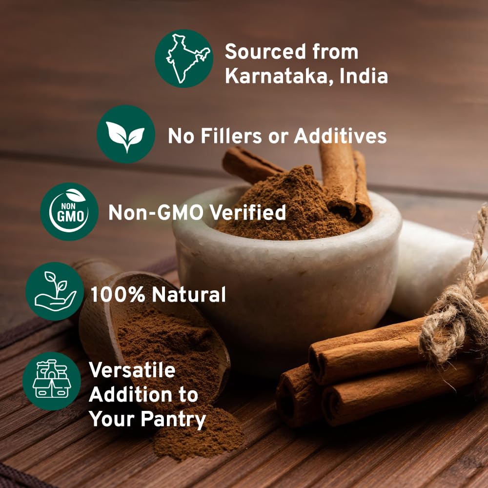 HANDPICK - Cinnamon Powder (200g/7oz) Non-GMO & Raw Ground Cinnamon in Resealable Pouch 7