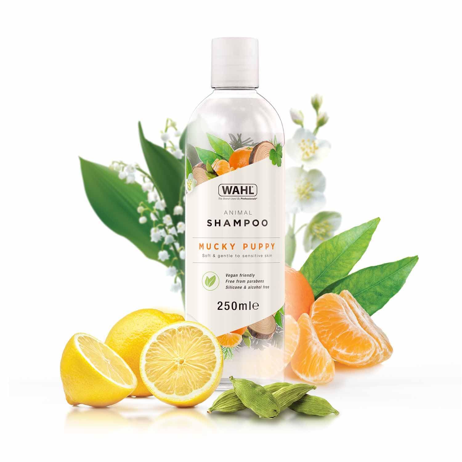 Wahl Mucky Puppy Shampoo - Gentle Formula with Aloe Vera for Sensitive Skin | 250ml Citrus Scent 6