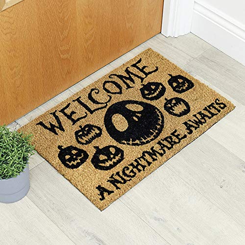 Pyramid International Nightmare Before Christmas A Nightmare Awaits Doormat (GP85256-Multi Coloured-40 x 60cm)