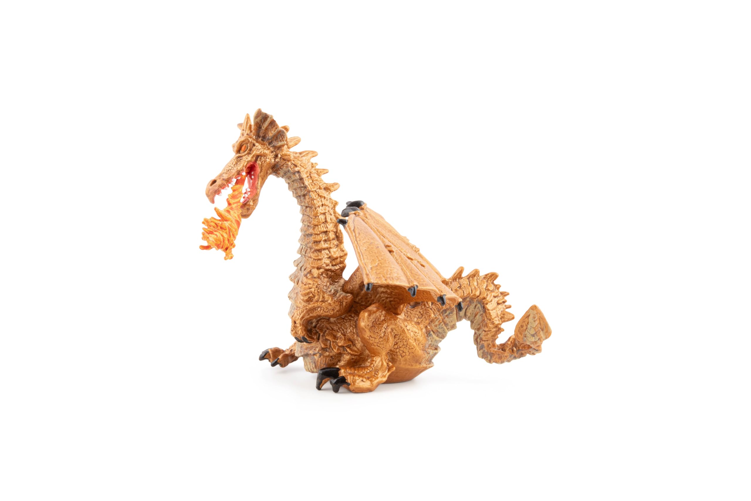 Papo 39095 Gold Dragon with Flame - Enchanted World Fantasy Figure for Kids 3+ 7