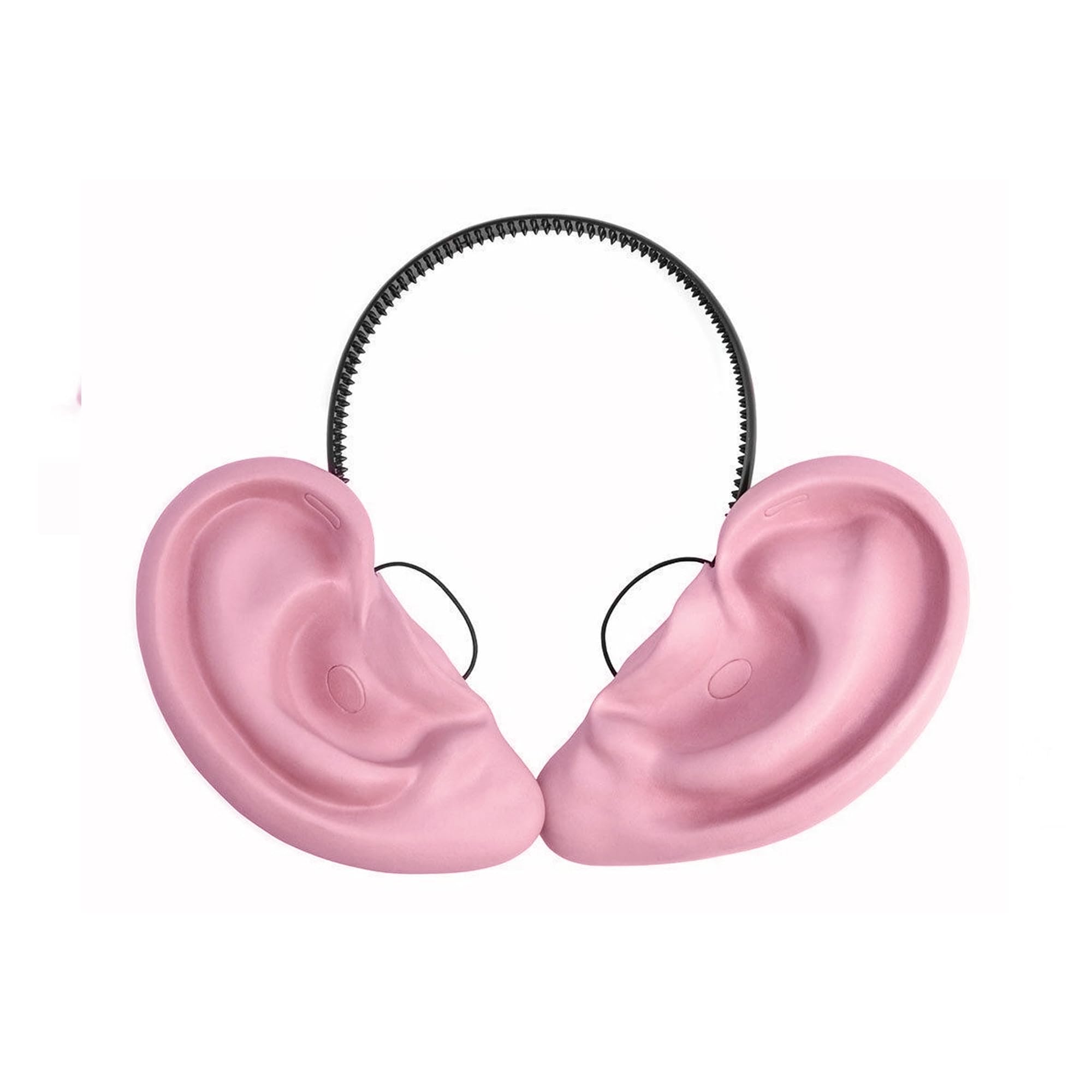 Bristol Novelty Big Ears on Headband - Flesh Beige/Black, One Size 5