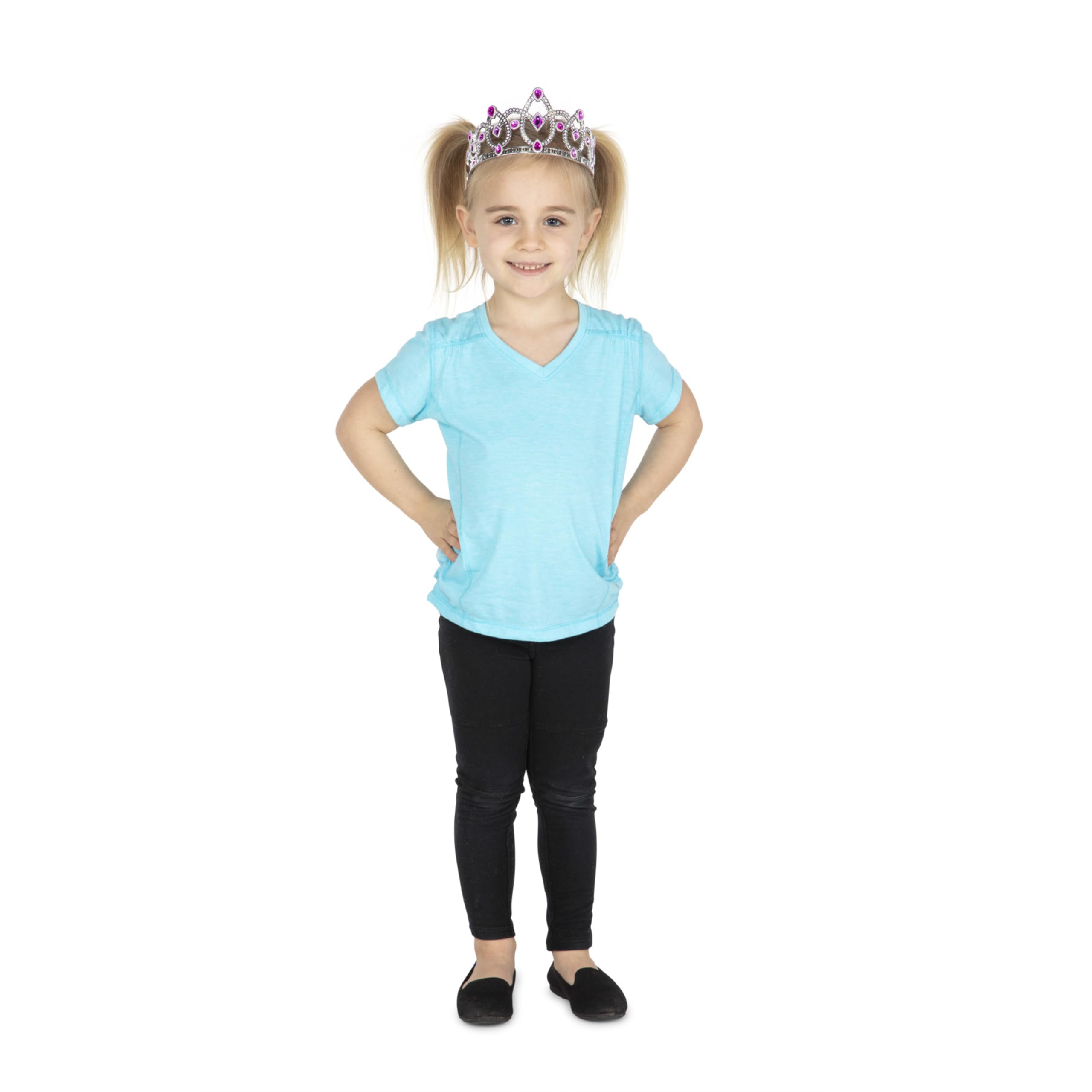 Melissa & Doug Dress-Up Tiaras Role Play Collection - 4-Pack Pretend Play Set for Kids 3-6 13