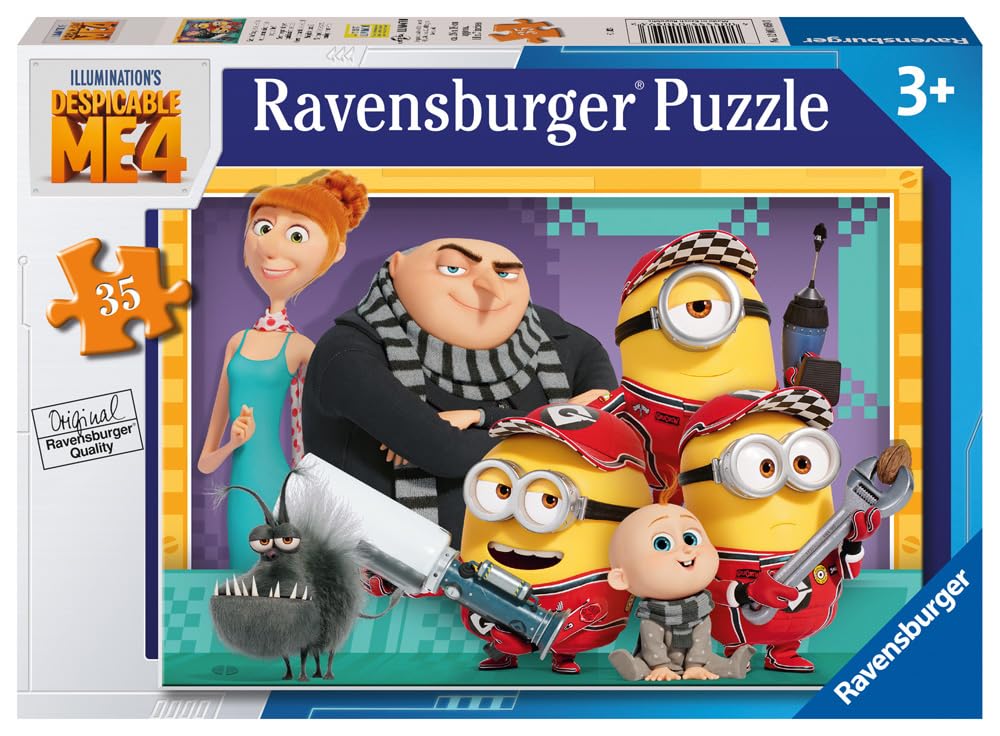 Ravensburger Despicable Me 4 Minions 35-Piece Jigsaw Puzzle for Kids 3 Years Up