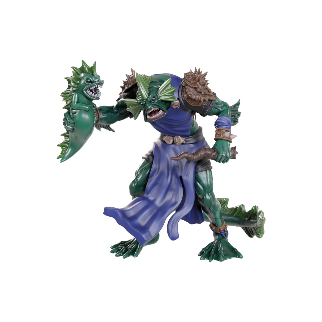 WizKids D&D Nolzur's Marvelous Miniatures - Sahuagin Priestess | Ready to Paint Plastic Miniature