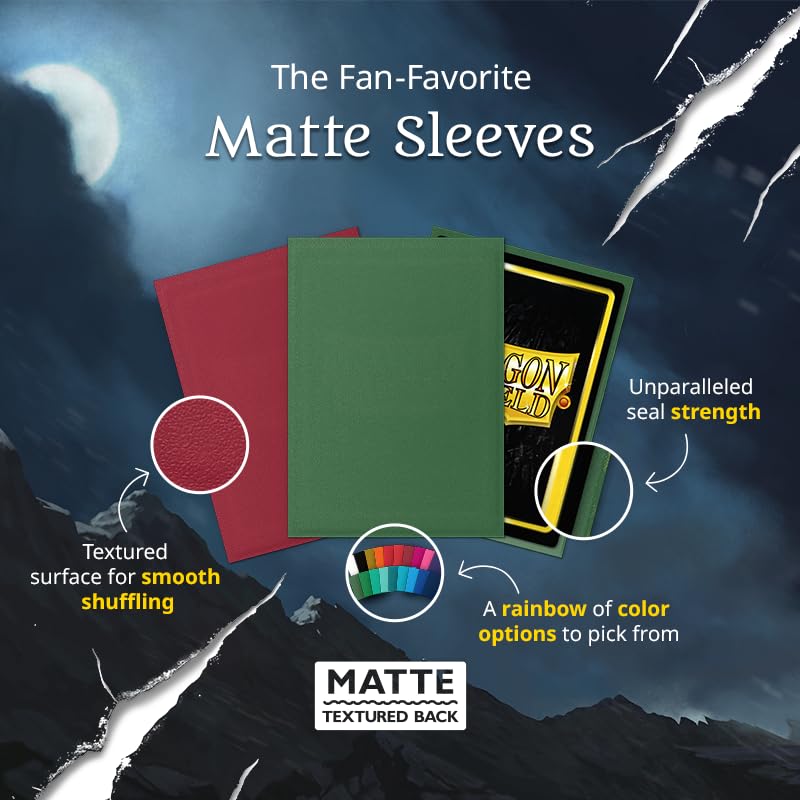 Dragon Shield Matte Copper Standard Card Sleeves 100pk - Board Game & Trading Card Protector 6