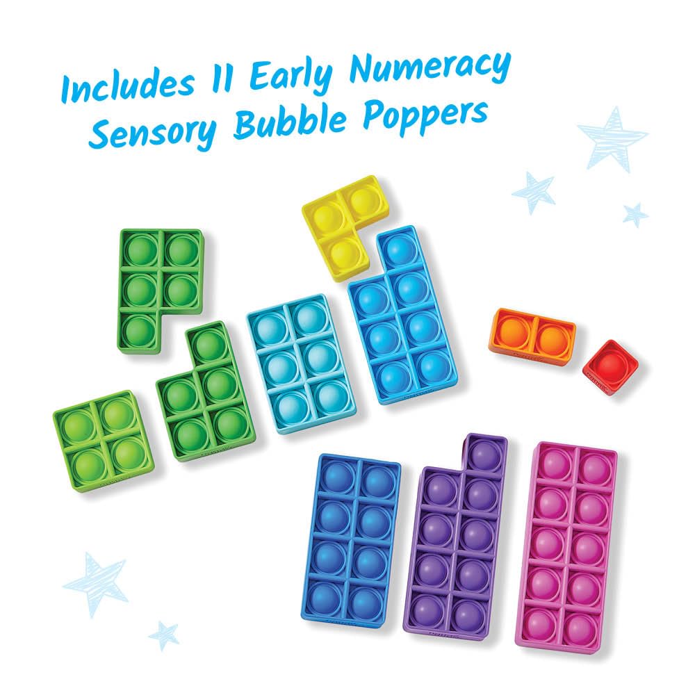 Learning Resources Early Numeracy Sensory Bubble Poppers - Educational Math Fidget Toys for Kids 3+ 5
