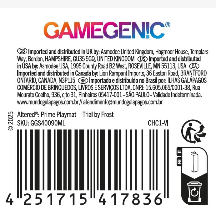 Gamegenic Altered: Trial by Frost PRIME Playmat (GGS40090ML)