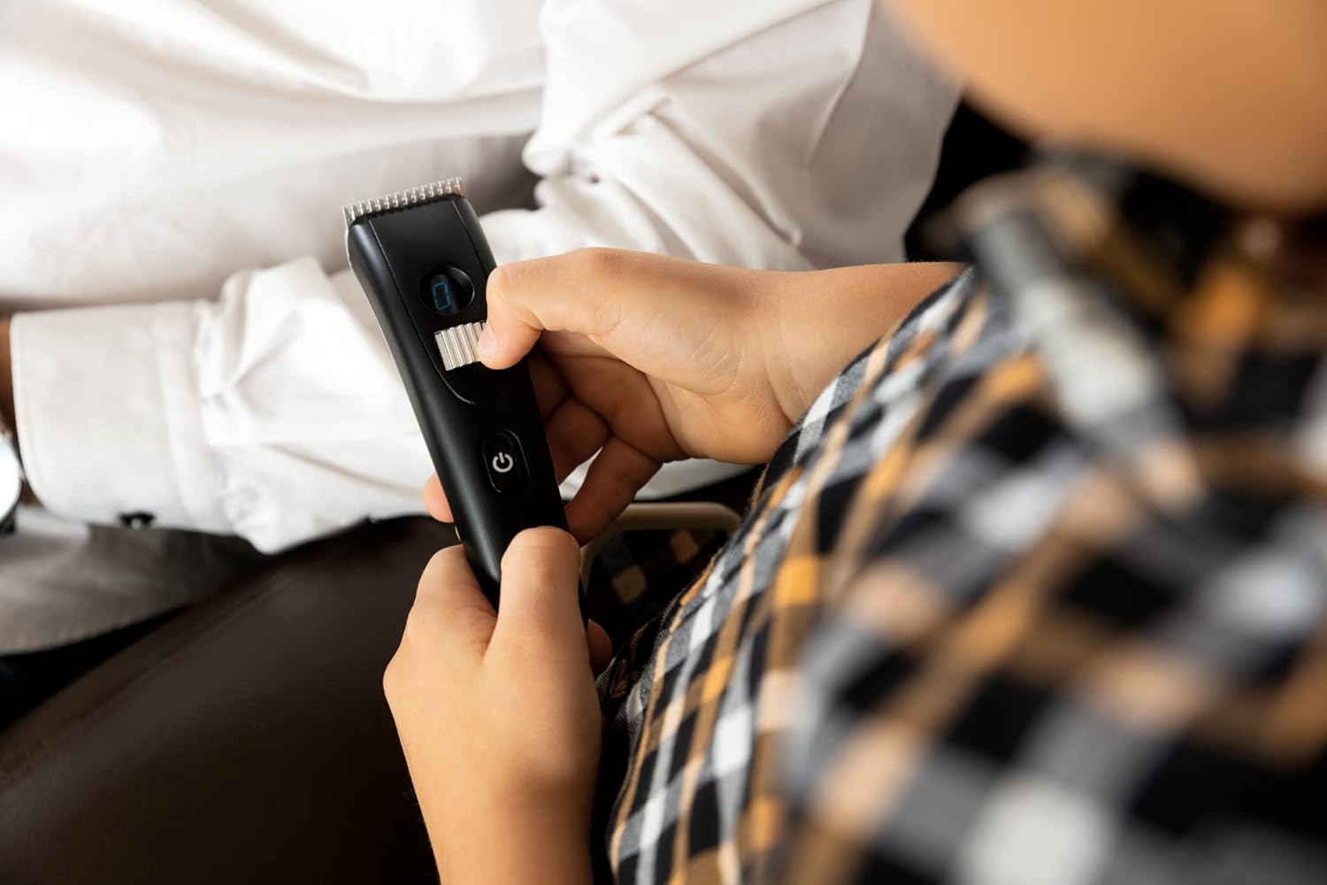 Smoby Barber Tool Belt Playset - 10-Piece Pretend Haircut Kit for Kids 3 Years and Up 4