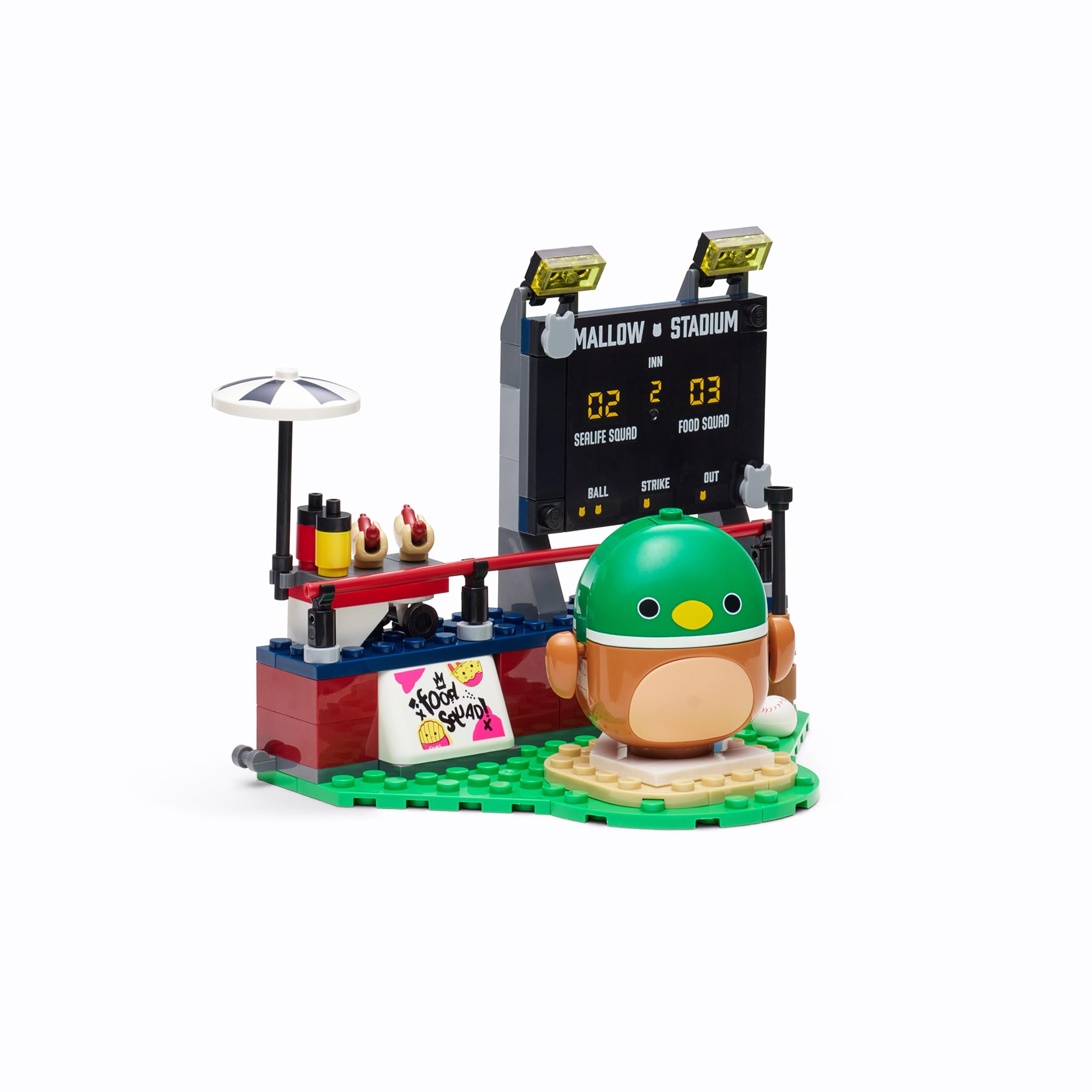 BLDR Squishmallows Avery’s Ball Game Building Set - 121-Piece Playset with Buildable Figure 16