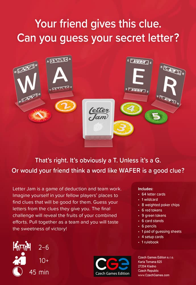 Czech Games Letter Jam Board Game 5