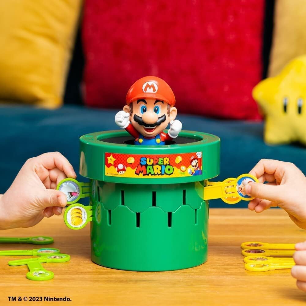 Tomy Pop Up Super Mario Family & Preschool Kids Board Game, 2 - 4 Players, Suita 6
