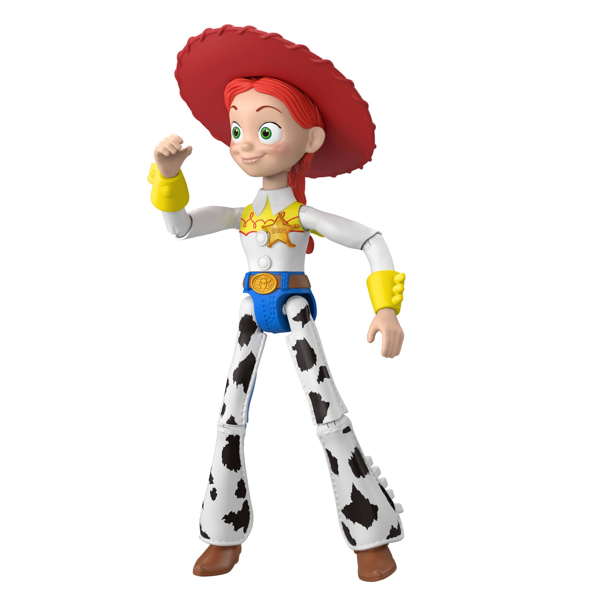 Mattel Disney and Pixar Toy Story Jessie Action Figure - 8.8 Inch, 12 Posable Joints, Removable Hat
