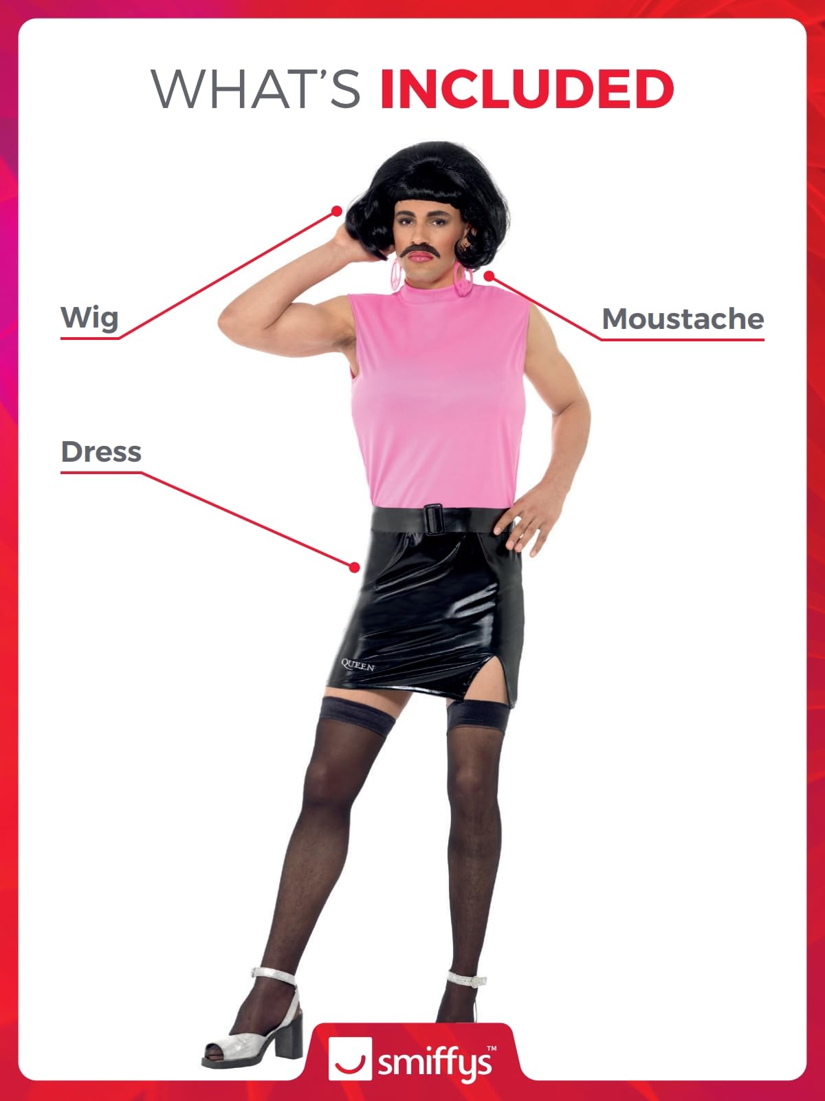 Smiffys Queen Break Free Housewife Costume - Medium 10