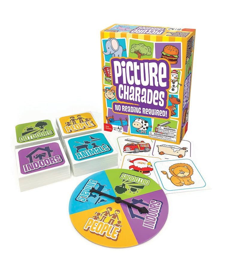 Outset Media Picture Charades for Kids - No Reading Required - Card Game 4