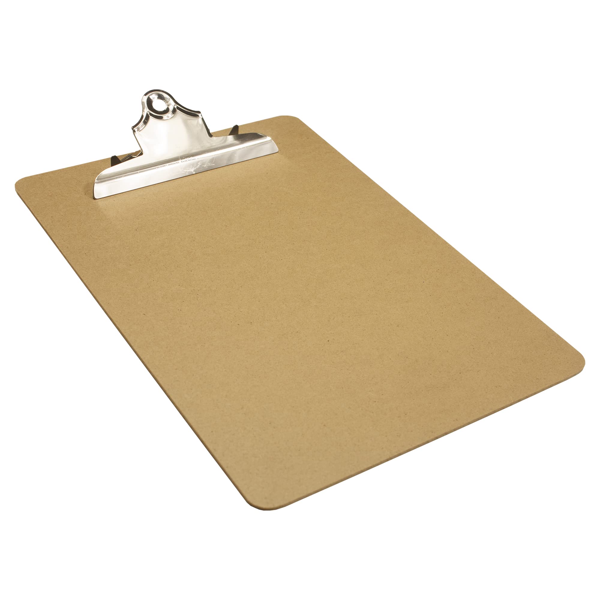 eco-eco A4 Masonite Clipboard with Heavy Duty Metal Clip | Sand Color | 50 Sheet Capacity