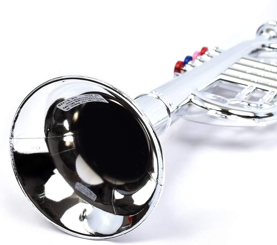 Bontempi 32 4231 4-Note Silver Trumpet - Musical Toy for Kids 3+ 6