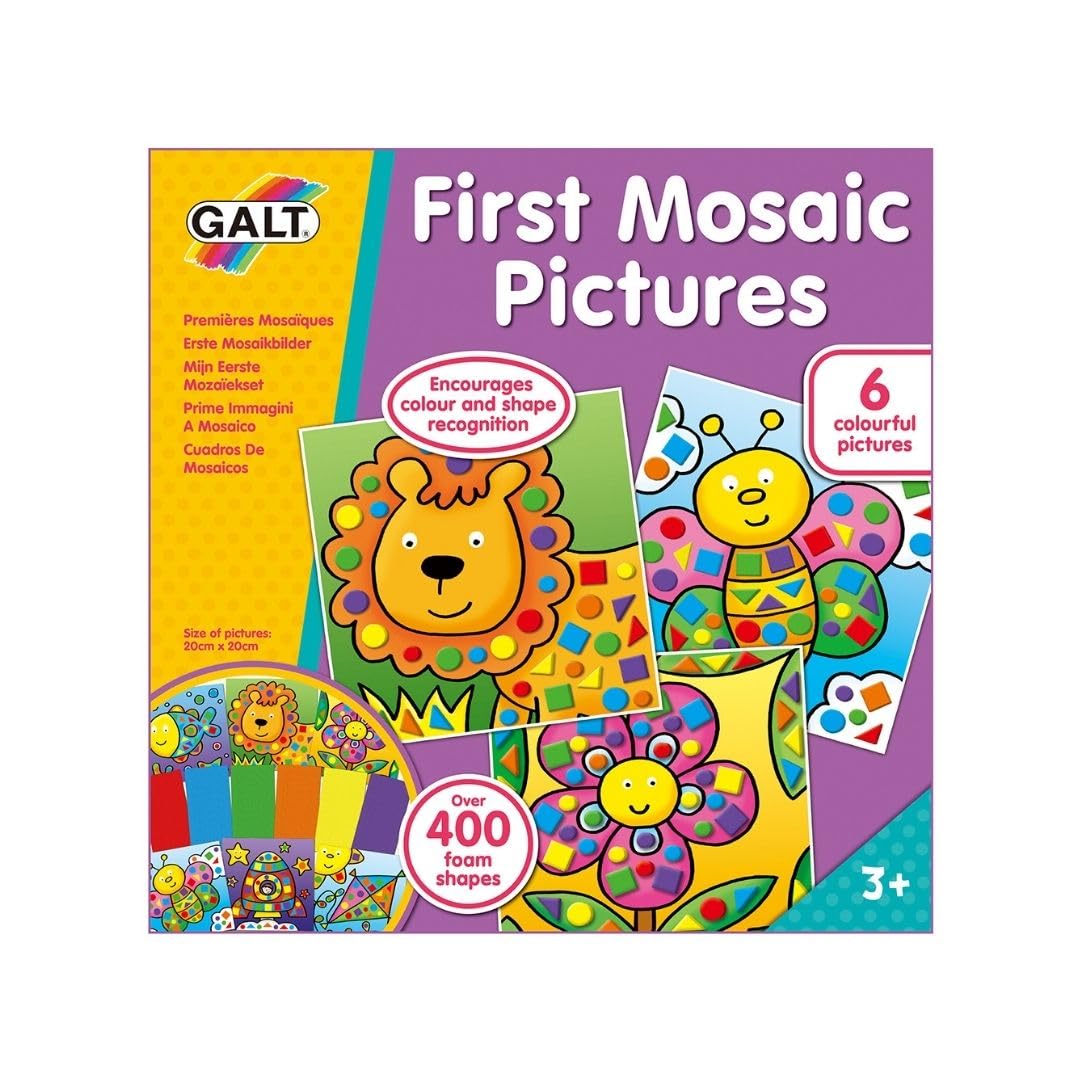Galt First Mosaic Pictures - Educational Foam Tile Art Set for Kids 3+ 11