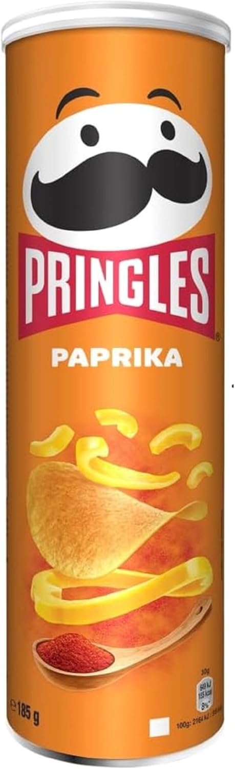 Pringles Paprika Crisps 185g