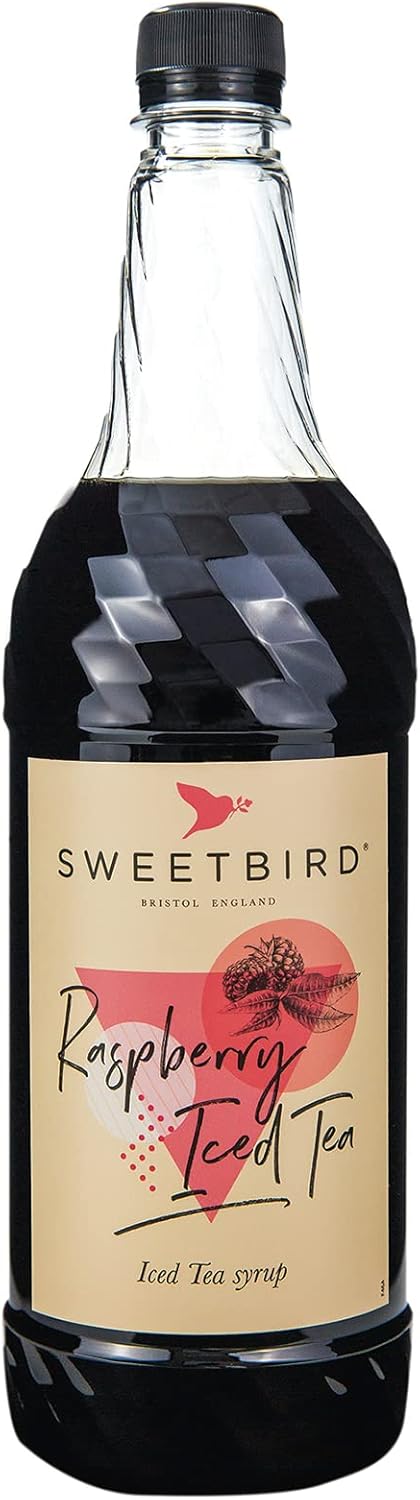 Sweetbird Raspberry Iced Tea Syrup (1 Litre) - Vegan Friendly