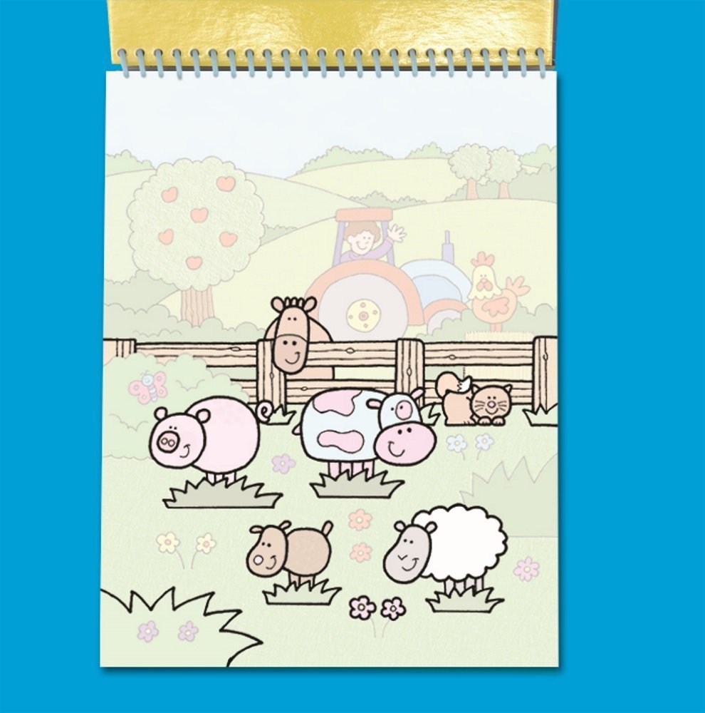 Galt Toys, Water Magic - Farm, Colouring Book for Children, Ages 3 Years Plus 10