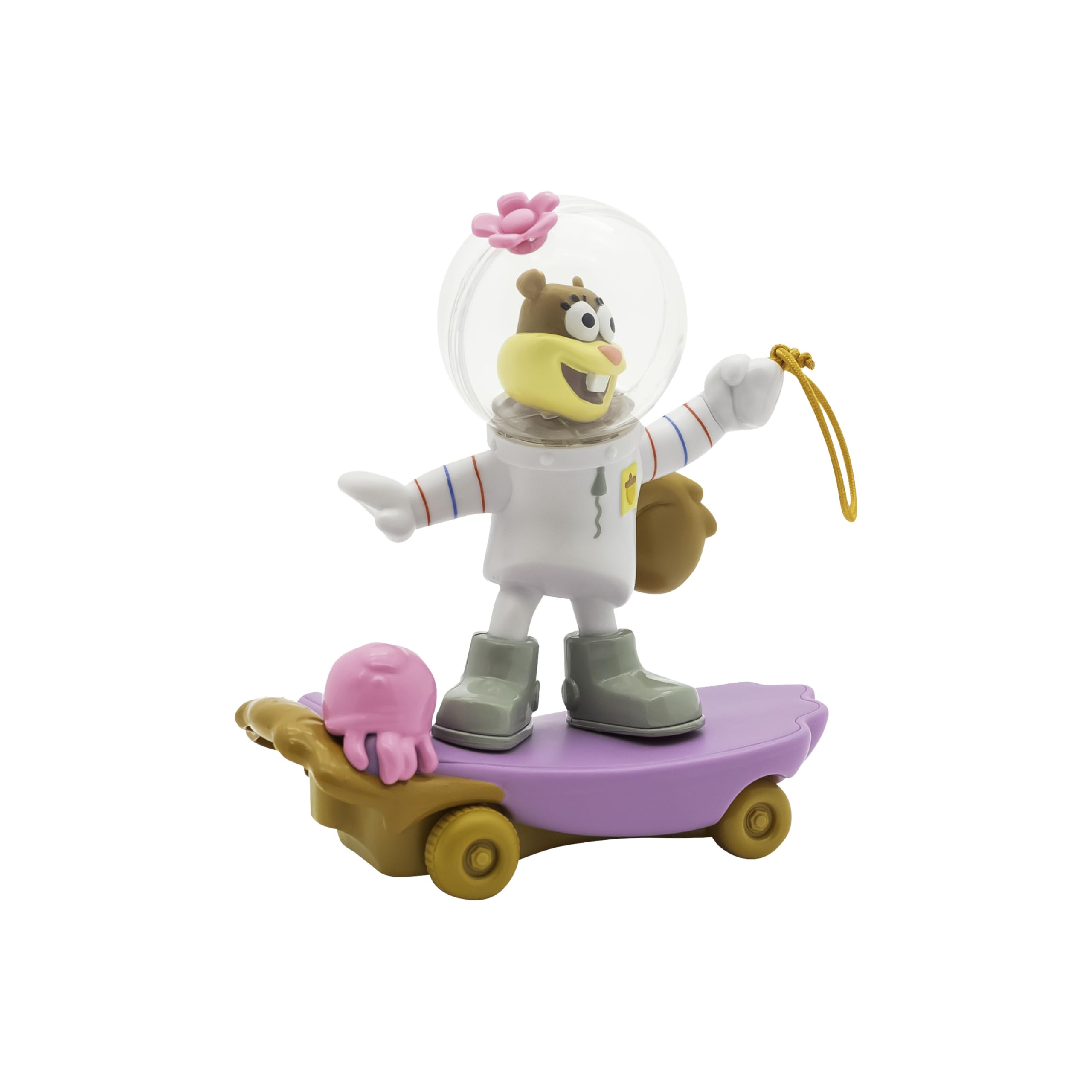 SpongeBob SquarePants Jelly Fishin’ Gliders - Sandy Cheeks Pull-Back Surf Toy for Ages 3+