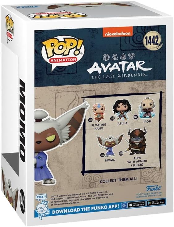 Funko Pop! Animation Avatar: The Last Airbender - Momo Vinyl Figure (72104) 3