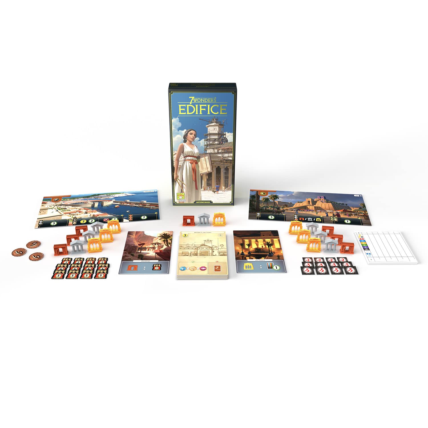 Repos 7 Wonders Edifice Expansion Board Game 3