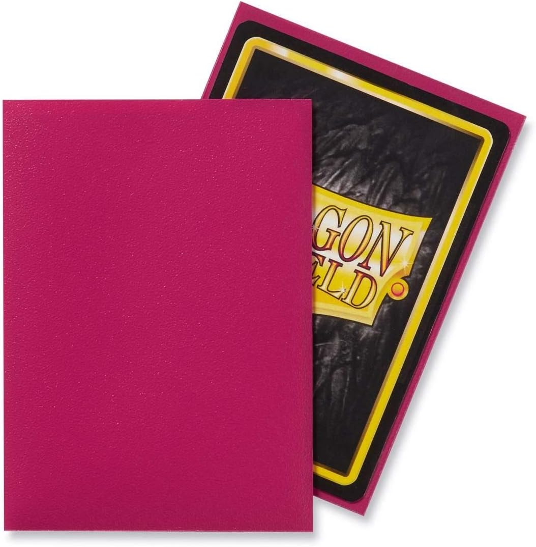 Dragon Shield Matte Standard Size Sleeves 100pk - Magenta, Multicoloured