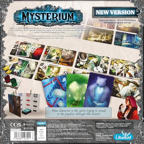 Asmodee Mysterium Refresh Cooperative Board Game for Ages 10+ | 2-7 Players 8