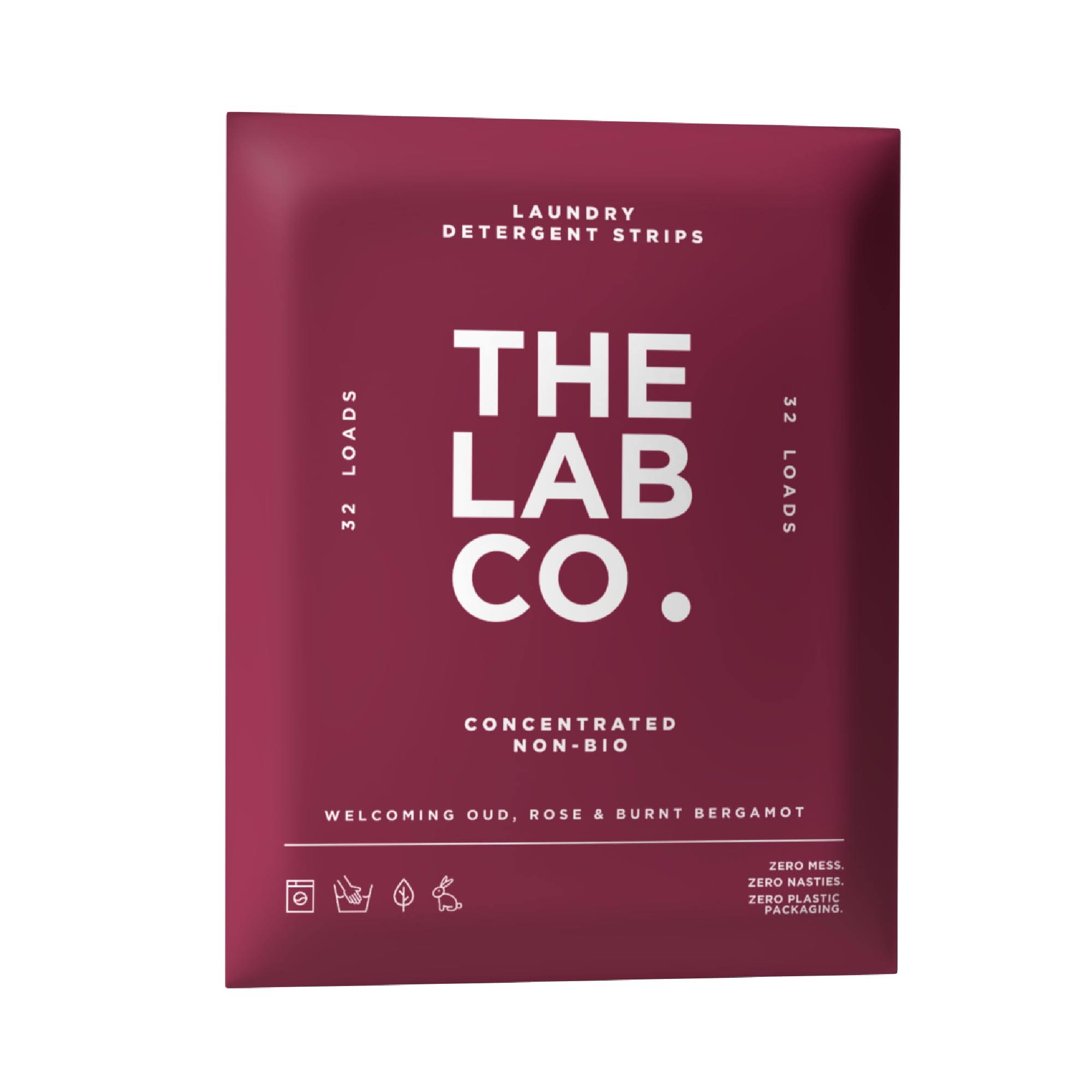 The Lab Co. - Laundry Detergent Strips Sheets 32 Loads Eco Ultra-Concentrated