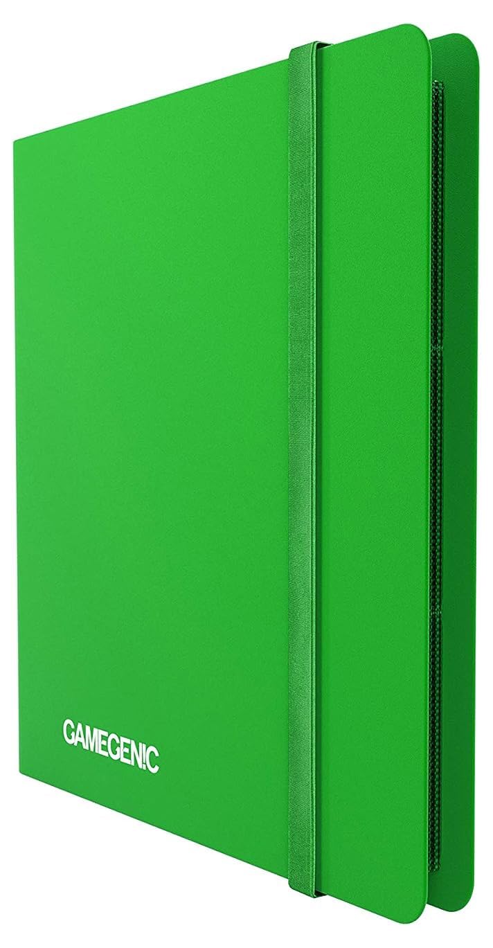 Gamegenic Casual Album 24-Pocket - Green Collectible Card Storage for Double-Sleeved Cards
