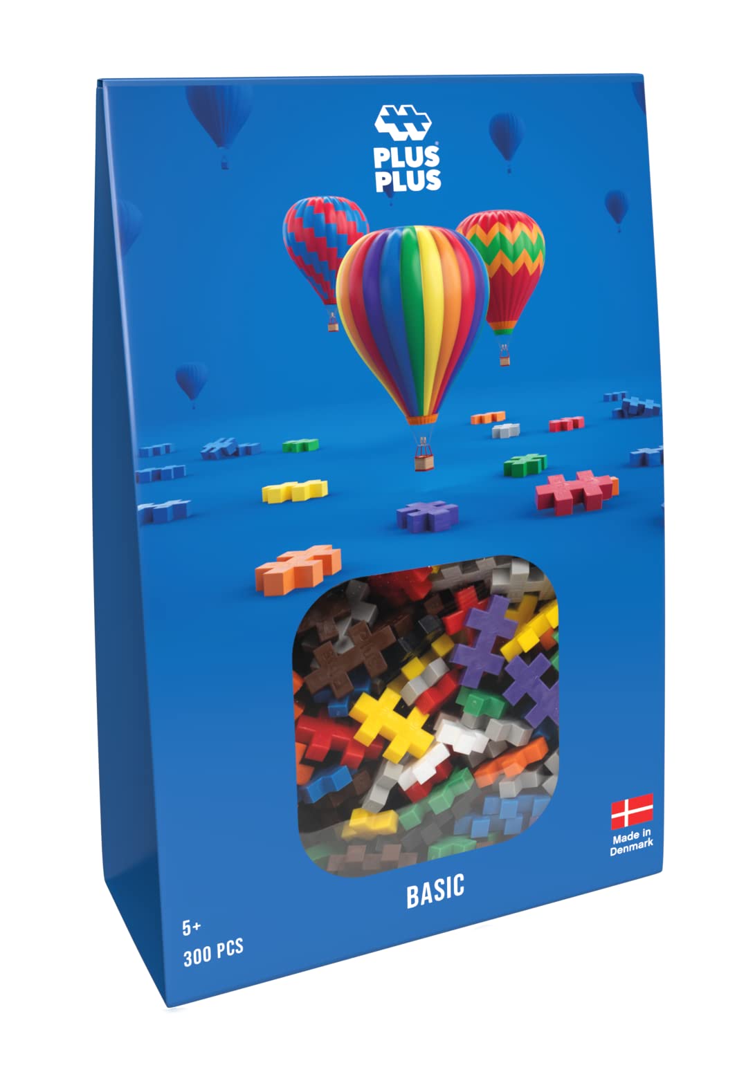 PLUS PLUS Basic 300 Piece Building Set - Creative STEM Toy for Kids Age 5+
