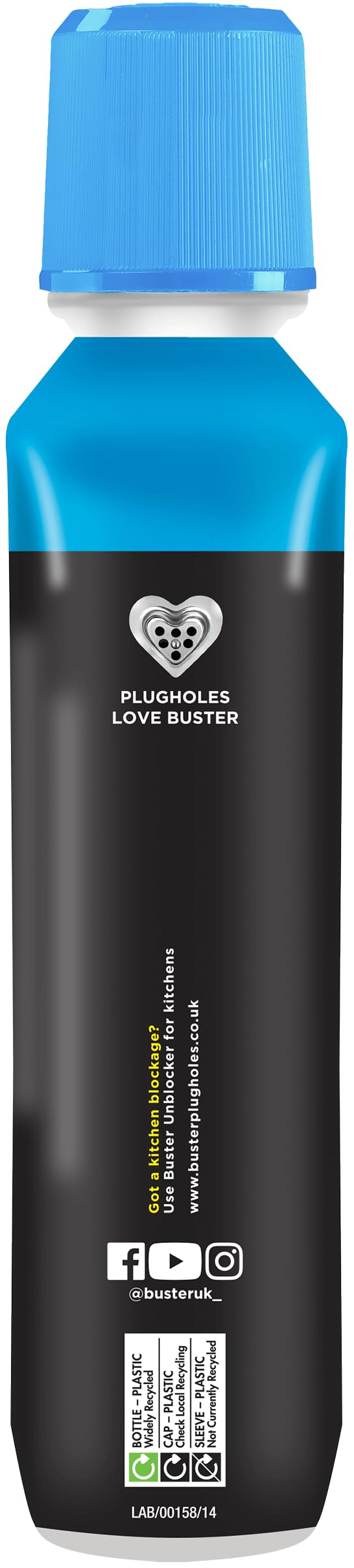 Buster Bathroom Drain Unblocker 600ml – Fast-Acting Plughole Unblocker for Sinks, Showers & Baths 3