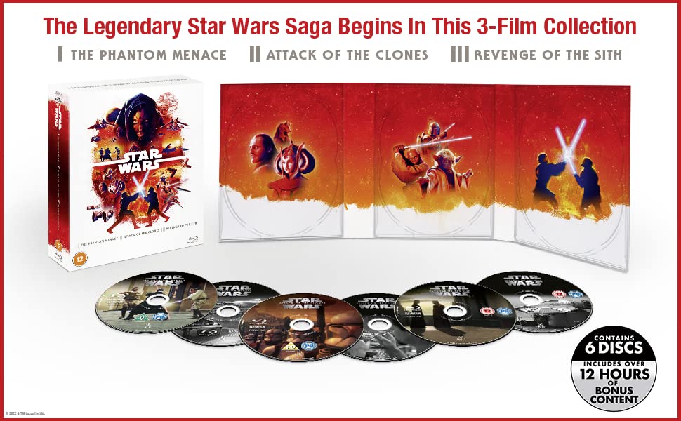 Star Wars Prequel Trilogy Box Set [Blu-ray] 2