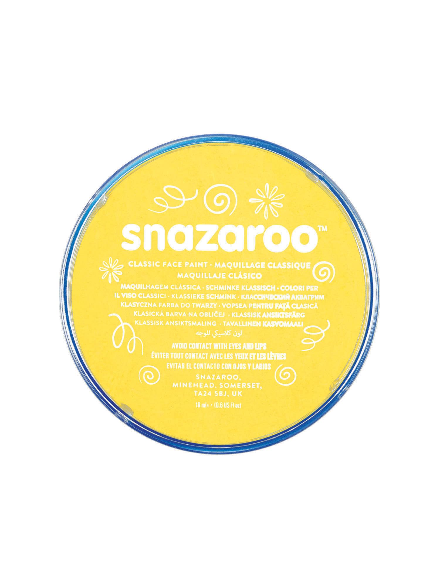 Snazaroo - Classic Face and Body Paint (18ml) - Bright Yellow