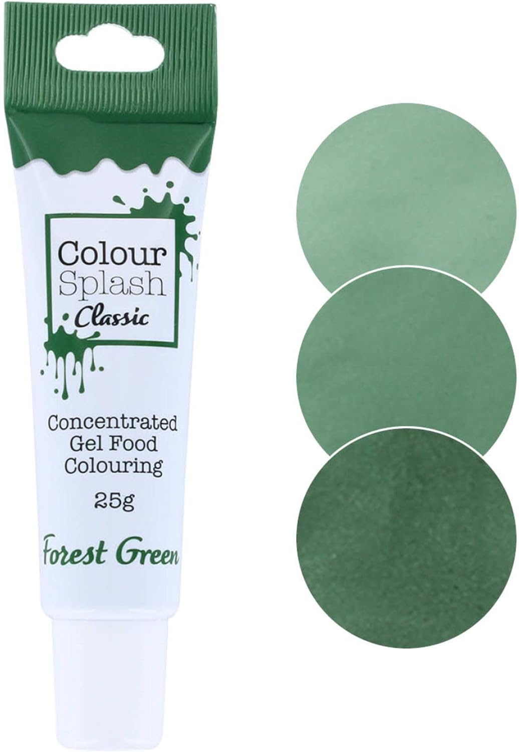 Colour Splash Food Colouring Gel - Forest Green 25g Highly Concentrated Squeezy Tube