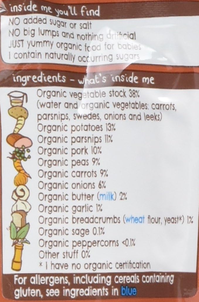 Ella's Kitchen - Organic Bangers and Mash with Veggies 130 g 3