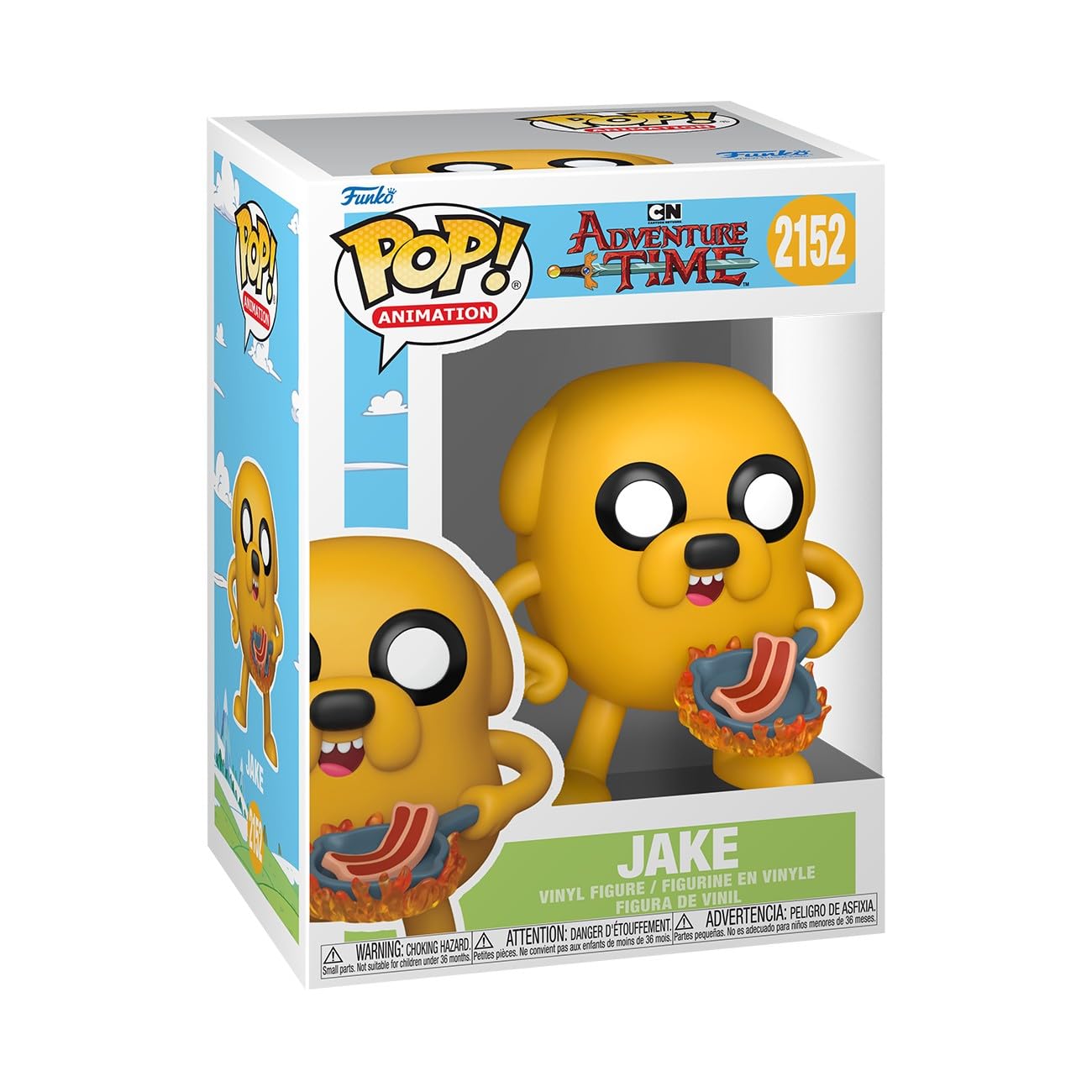 Funko Pop! Animation: Jake the Dog Vinyl Figure | 3.75 in | Model 90356