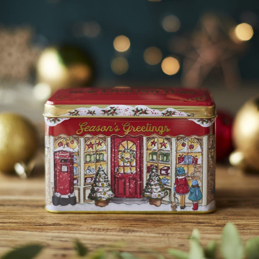 New English Teas Season's Greetings Christmas Tea Tin with 40 Afternoon Tea Bags