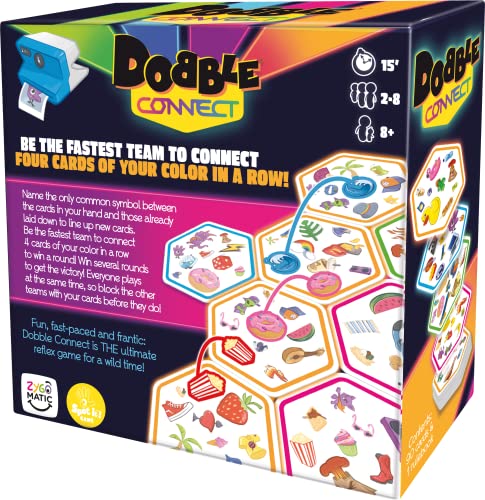 Asmodee Dobble Connect Card Game for 2-8 Players, Ages 8+, 20-Minute Play Time 6