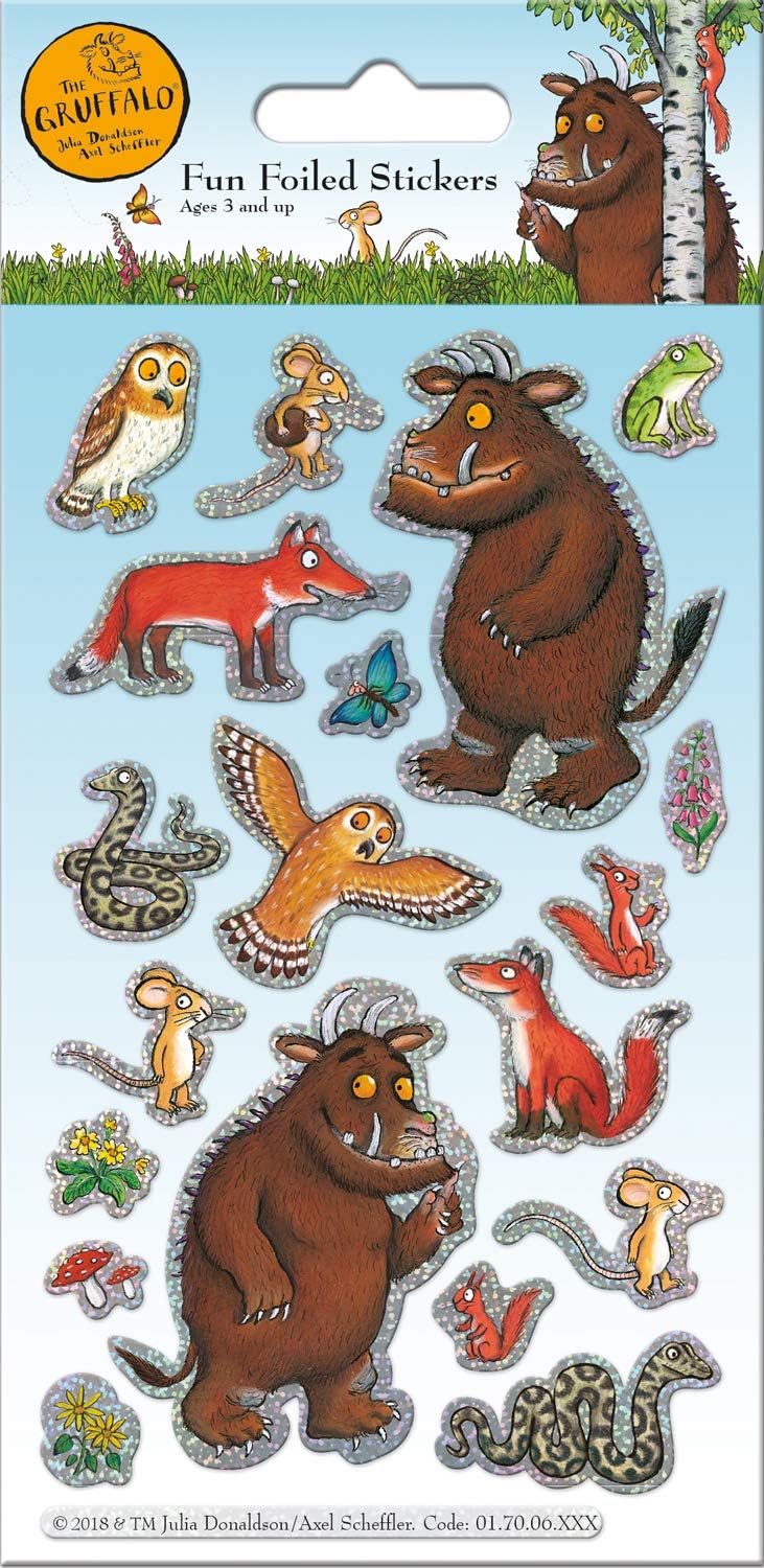 Paper Projects The Gruffalo Super Sticker Pack - Foil & Mega Sticker Bundle