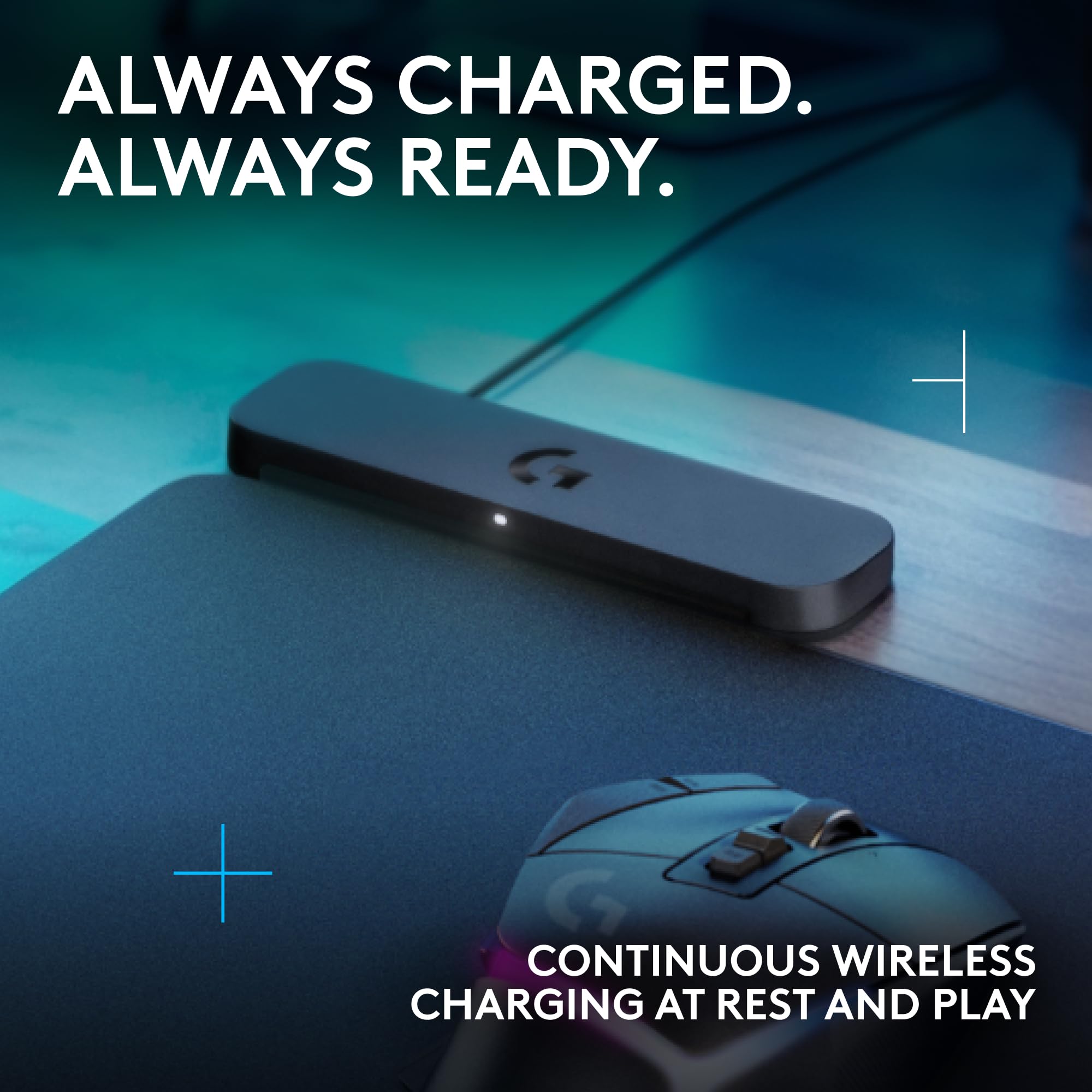 Logitech G POWERPLAY 2 Wireless Charging Mouse Pad for Compatible Gaming Mi 3