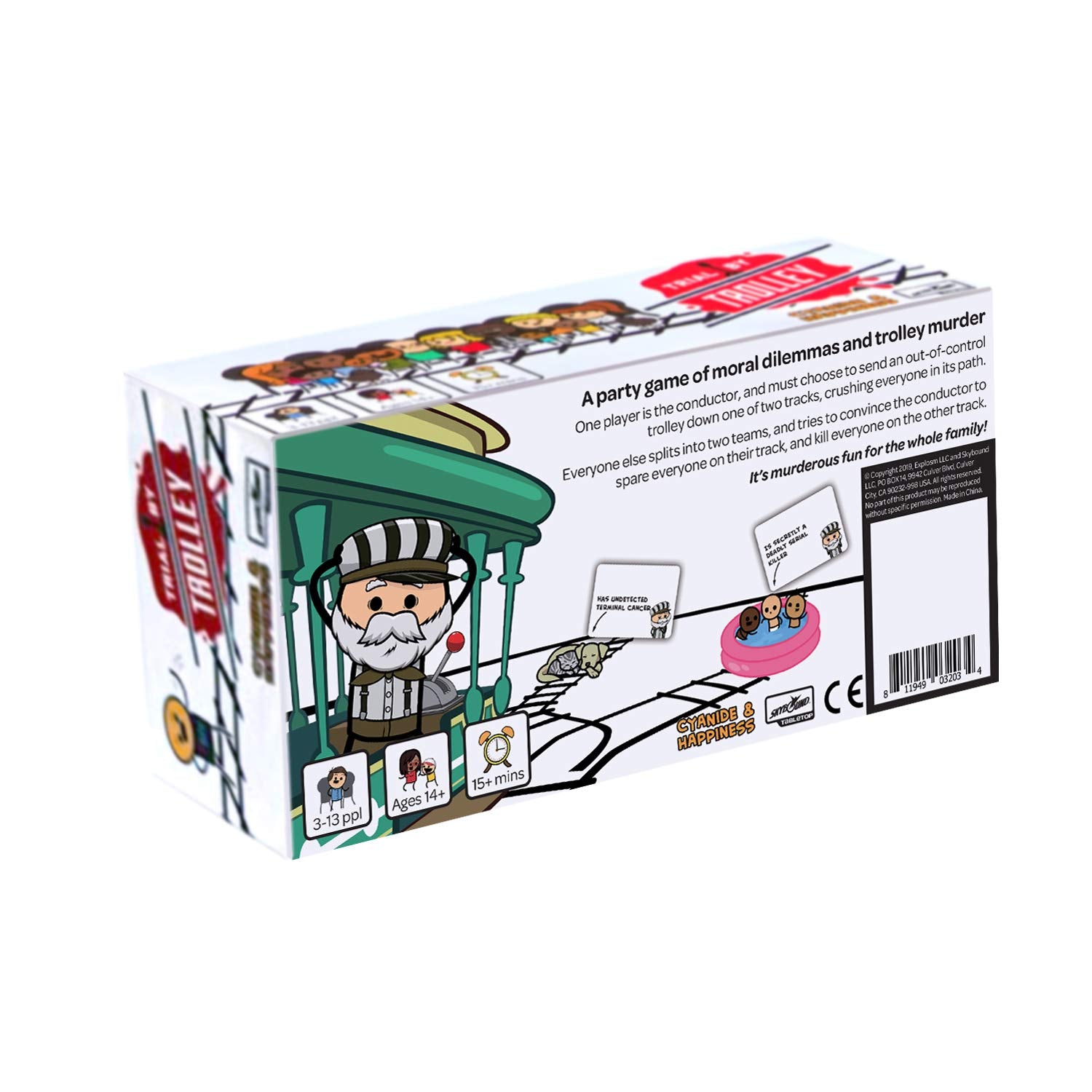 Lucky Duck Games Trial by Trolley Card Game