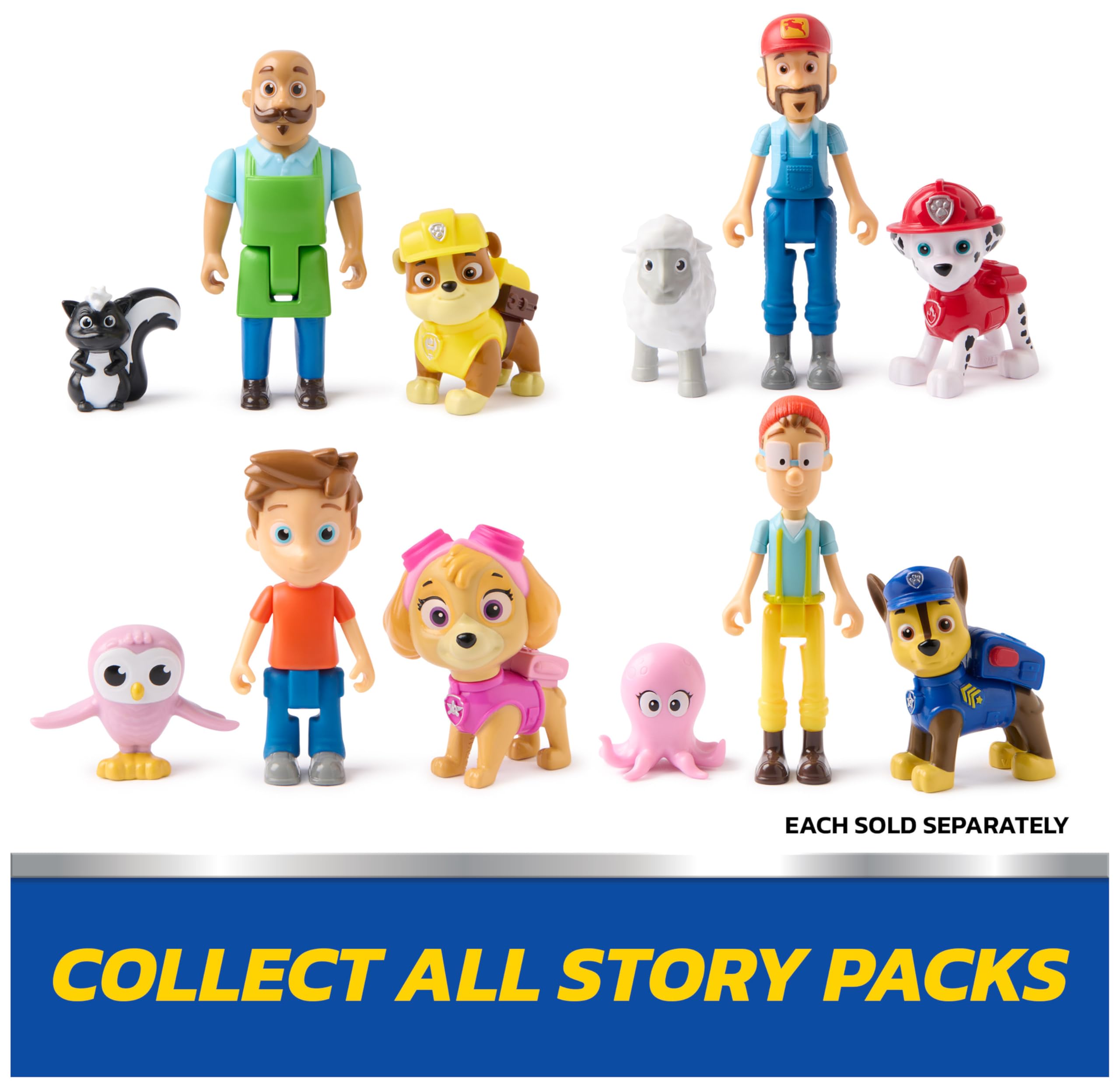 PAW Patrol Skye & Alex Porter Figure Pack with Lil Hootie - Action Figures for Kids 3-9 Years 3